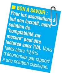 comptable association exonération de TVA